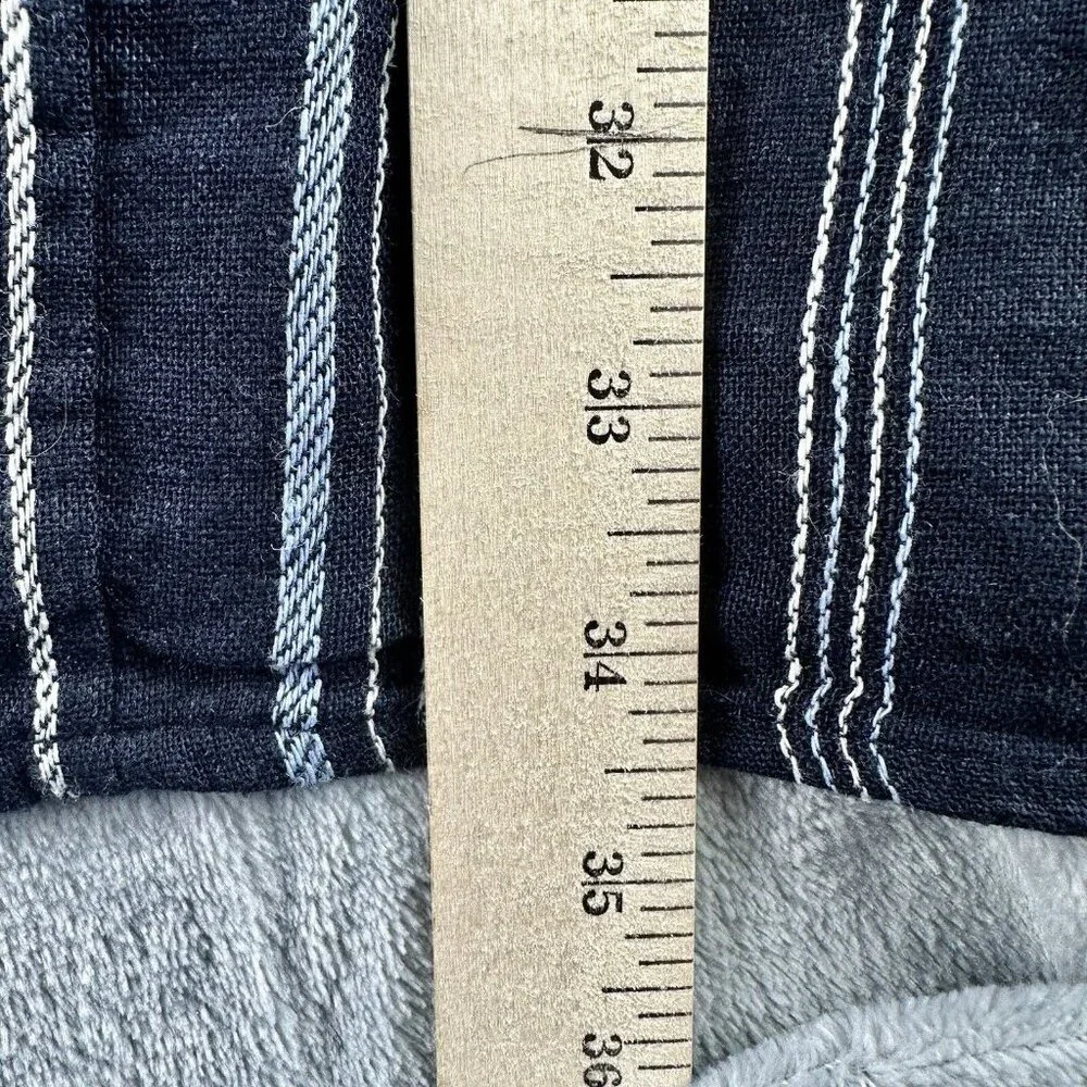 Ellen Tracy Tie Front Linen Blend Dress Size Small Navy White‎ Stripe $129 NWT